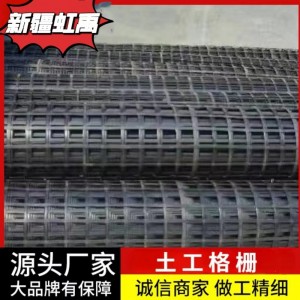 喀什钢塑复合土工格栅沥青公路铁路地基稳固加筋双向拉伸钢塑格栅