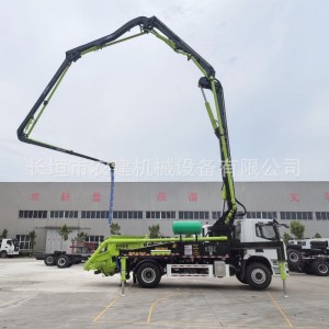 农建机械33米全液压圆盘搅拌机一体泵车 水泥搅拌天泵车 泵送稳