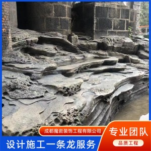 塑石假山施工 景观水泥假山制作厂家 支持定制 造型独特