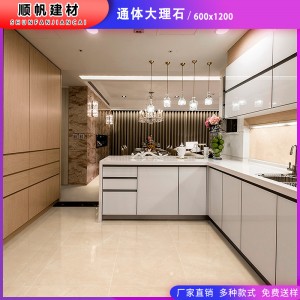 现货600*1200通体大理石瓷砖 防滑耐磨地板砖客厅卧室商城地砖