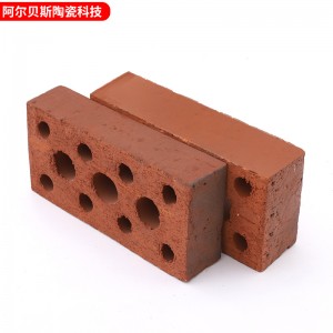 家用文化砌墙砖 路面烧结防滑外墙陶土砖小区别墅轻质多孔幕墙砖