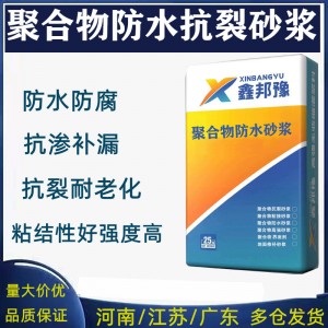 防水聚合物砂浆 地下室水池内外墙大坝防水抗裂抗渗修补找平砂浆