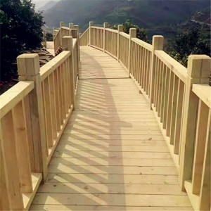 批发庭院花园防腐木地板 户外生态防腐木地板 樟子松公园木地板