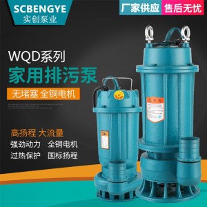 批发供应农用污水 单相污水泵小型污水泵不锈钢污水泵工程排污泵