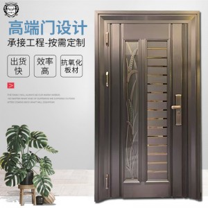 现代简约入户门防盗门韩式入户门小区进户别墅门不锈钢门厂家直供